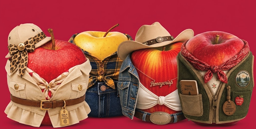 Meet Michigan’s apple personas: New campaign puts a face to every variety this season